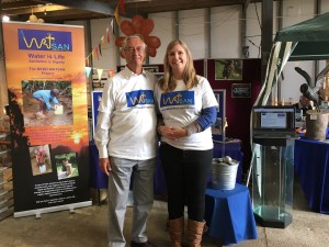 WATSAN volunteers at the stand at Farmer Gow's