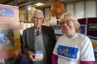 Brian Bartlett and Caroline Maclean at Sculpture on the Farm