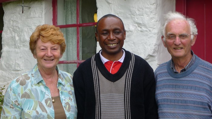 John and Sheila Houghton with Bishop Dan Zorecka