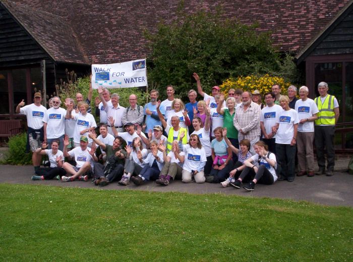 All walkers about to set off