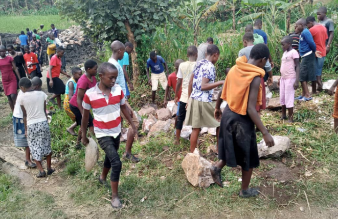 Two springs reconstructed in Kinyasano Junction and&nbsp;Kashasha