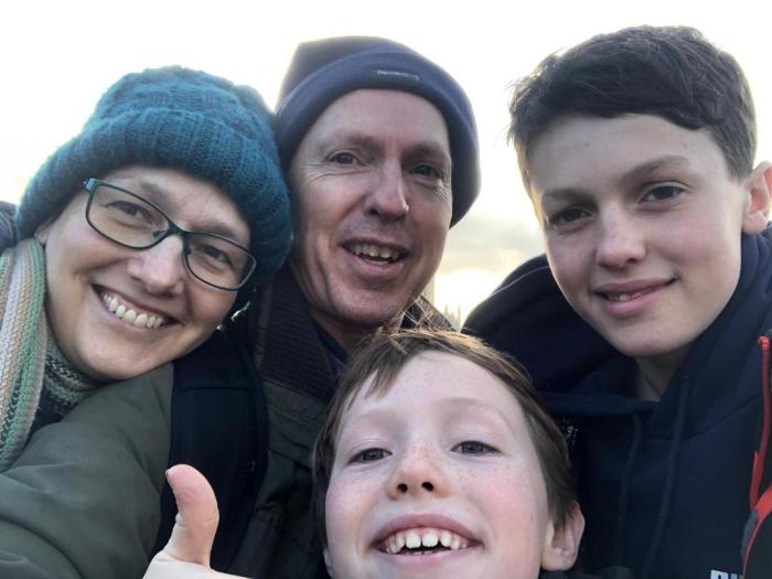 Jenny Vaughan and family